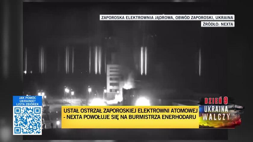 Ustał ostrzał Zaporoskiej Elektrowni Atomowej (04.03.2022)