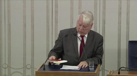 Senator Bogdan Borusewicz o ustawie lex TVN