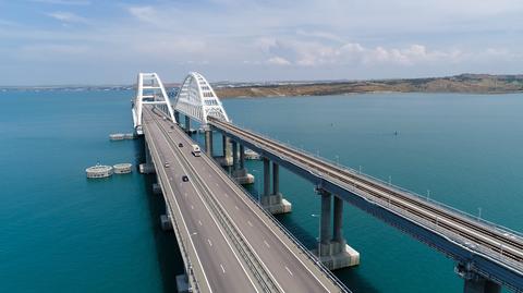 Most krymski połączył anektowany półwysep z Rosją [zdjęcia z grudnia 2019 roku]