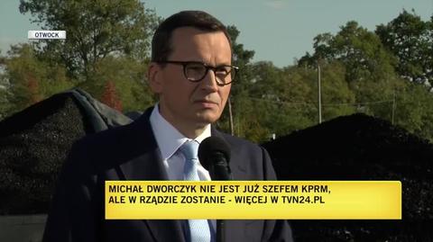 Premier: poprosiłem Michała Dworczyka, by kontynuował zadania związane z pomocą Ukrainie