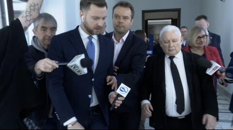 Kaczyński pytany o Obajtka, Błaszczak o zegarki