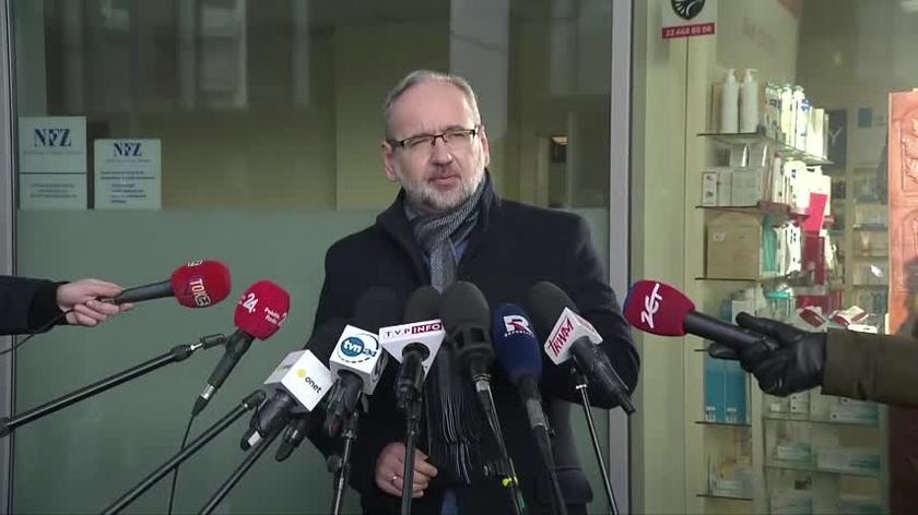 Minister Adam Niedzielski o wariancie omikron: 112 wykrytych mutacji