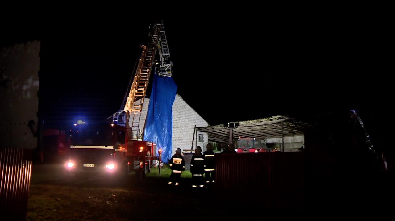 Storms in the Lodz poviat.  The fire department intervened over 200 times