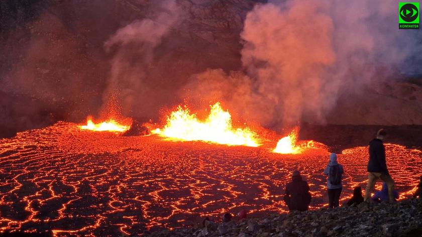Erupcja islandzkiego wulkanu Fagradalsfjall