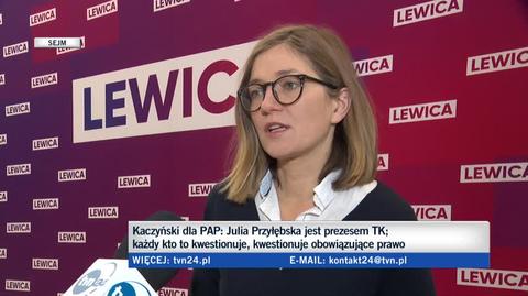 Biejat: Kaczyński robi wszystko, żeby wpływać na decyzje sędziów Trybunału Konstytucyjnego