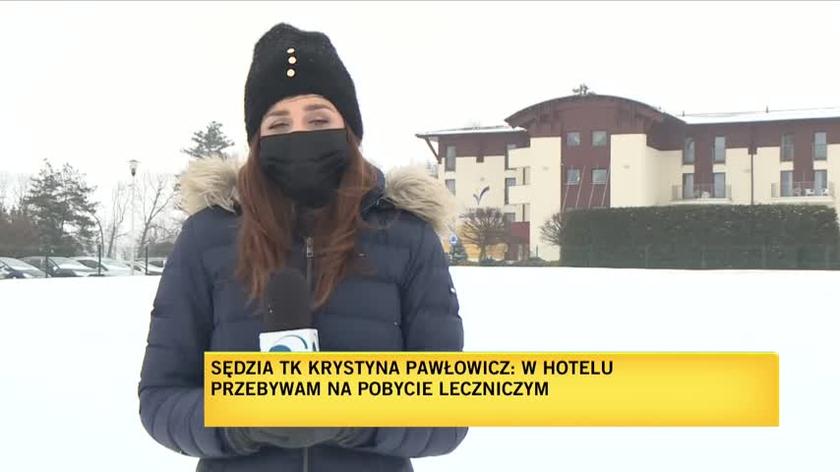 Pytania o pożar i ewakuację Pawłowicz. "Straż pożarna nie prowadziła ewakuacji w budynku hotelowym"
