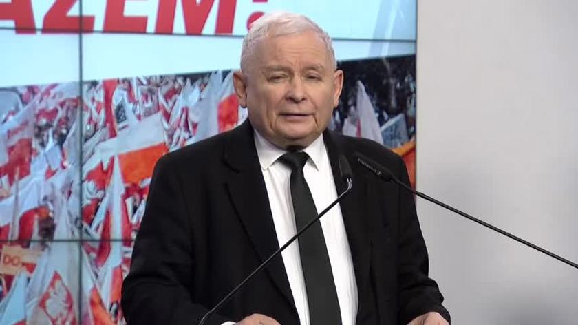 Kaczyński: w tej chwili w Polsce nie obowiązuje konstytucja, nie obowiązuje prawo