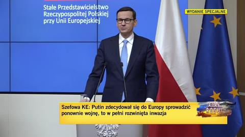 Morawiecki: to najbardziej posunięty pakiet sankcji w historii Unii Europejskiej