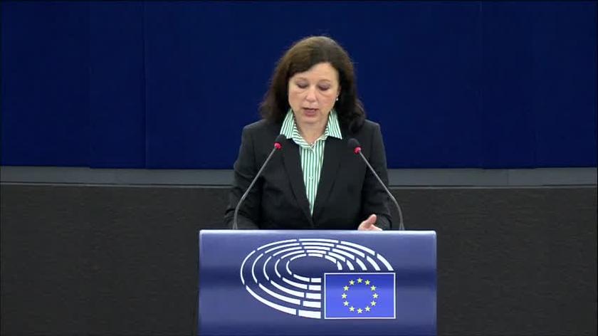 Jourova: ludzka godność, równość i poszanowanie praw człowieka - w tych kwestiach nie możemy pójść na kompromis