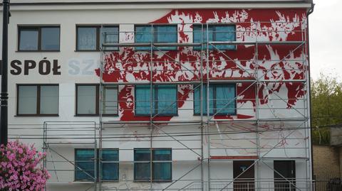 Burmistrz Suchowoli o wizualizacji muralu: od samego rana dzwonił telefon. Każdy pytał "Boże kochany, czy to prawda?"   