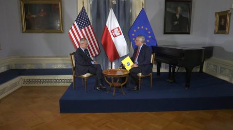 Ambasador RP w USA Marek Magierowski rozmawiał z korespondentem "Faktów" TVN Marcinem Wroną. Cała rozmowa