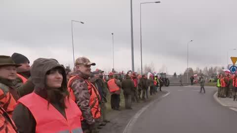 Protest rolników Strykowie (woj