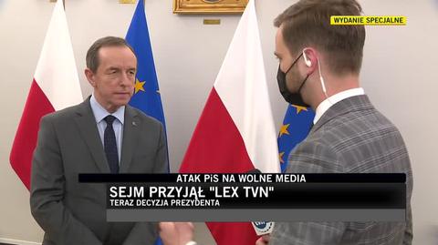 Grodzki o przyjęciu przez Sejm lex TVN i zwołaniu sejmowej komisji kultury