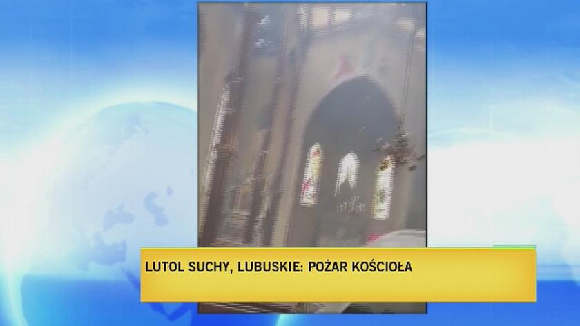 Zdjęcia z wnętrza kościoła w Lutolu Suchym 