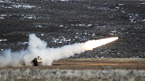 Ćwiczenia systemów HIMARS w USA