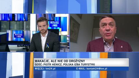 Wakacje 2022. Piotr Henicz o sytuacji hotelarzy i restauratorów (wypowiedź z 1 sierpnia 2022)