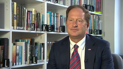 U.S. Ambassador Mark Brzezinski in an interview for TVN24