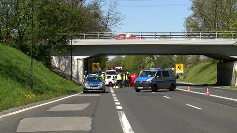 Dwa wypadki na drodze krajowej 88 w Gliwicach