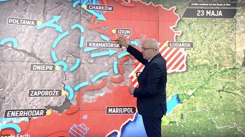 Generał Skrzypczak o sytuacji na froncie we wschodniej Ukrainie [23.05.2022]