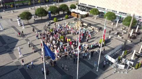 Protest "Wolne media, wolni ludzie" w Gorzowie