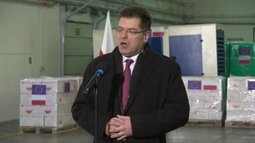 Lenarczicz: UE wysłała dotychczas na Ukrainę 80 tysięcy ton pomocy humanitarnej