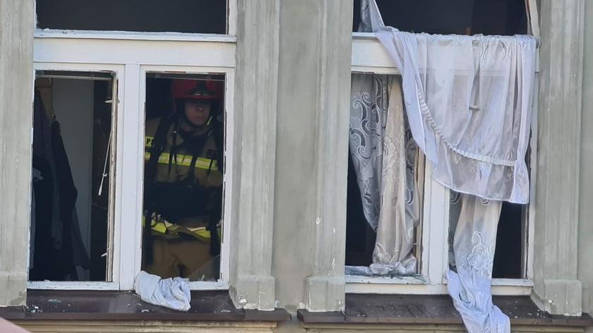 Eksplozja w budynku w Białogardzie. Mężczyzna poważnie ranny