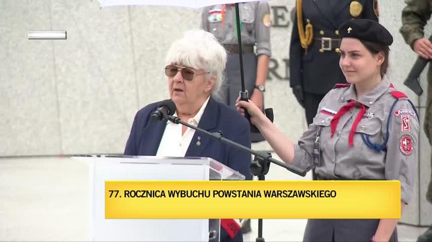 Całe przemówienie Teresy Stanek pod pomnikiem Polskiego Państwa Podziemnego i Armii Krajowej