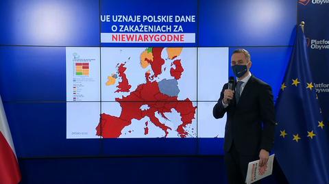 Tomczyk: dane dotyczące epidemii w Polsce przestały być uznawane przez Europę