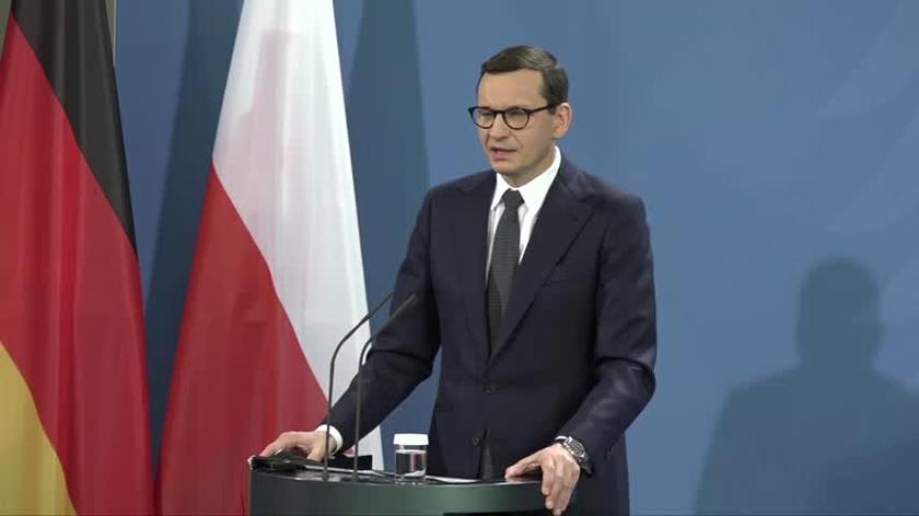 Premier Morawiecki: bronimy zewnętrznej granicy UE, bronimy również Niemiec przed wielką falą uchodźców