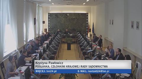 Krystyna Pawłowicz: komisja etyki KRS powinna zająć się stowarzyszeniami sędziów