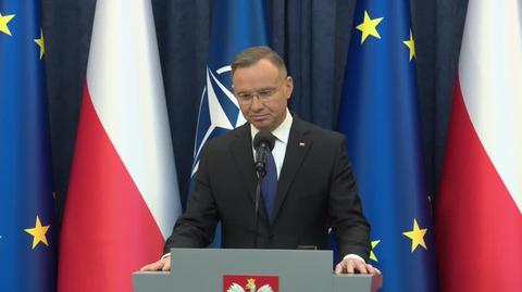 Prezydent powiedział, że w 2015 roku "zdecydował o uniewinnieniu" Kamińskiego i Wąsika
