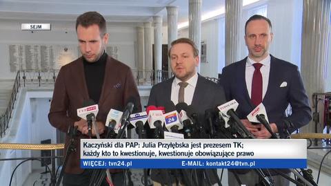 Ozdoba o słowach Kaczyńskiego na temat Przyłębskiej: prezes podkreślił stan prawny