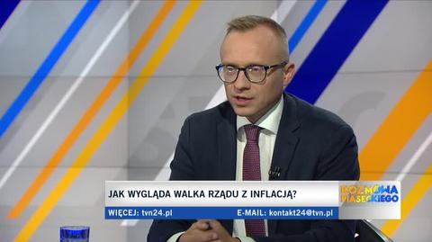 Soboń o walce z inflacją: my idziemy drogą wrażliwości społecznej