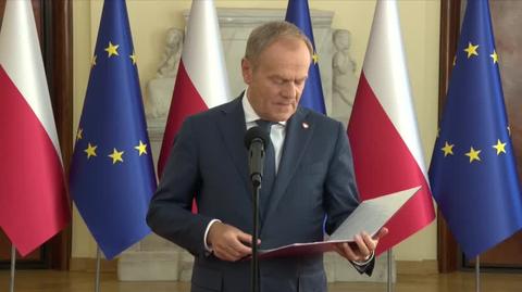 Tusk: od 23 maja, przedsiębiorcy poszkodowani w pożarze, na Marywilskiej, mogą zwracać się o wsparcie do ZUS