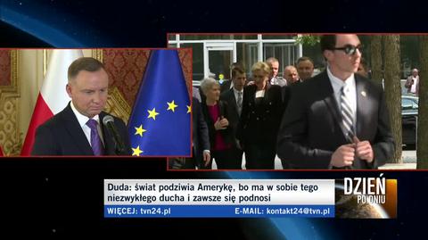 Andrzej Duda: nigdy nie zapomnę tego dnia, kiedy pierwszy samolot uderzył w północną wieżę
