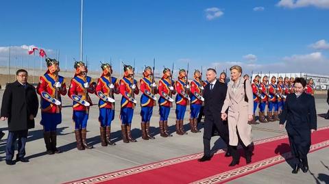 Prezydent i pierwsza dama w Mongolii