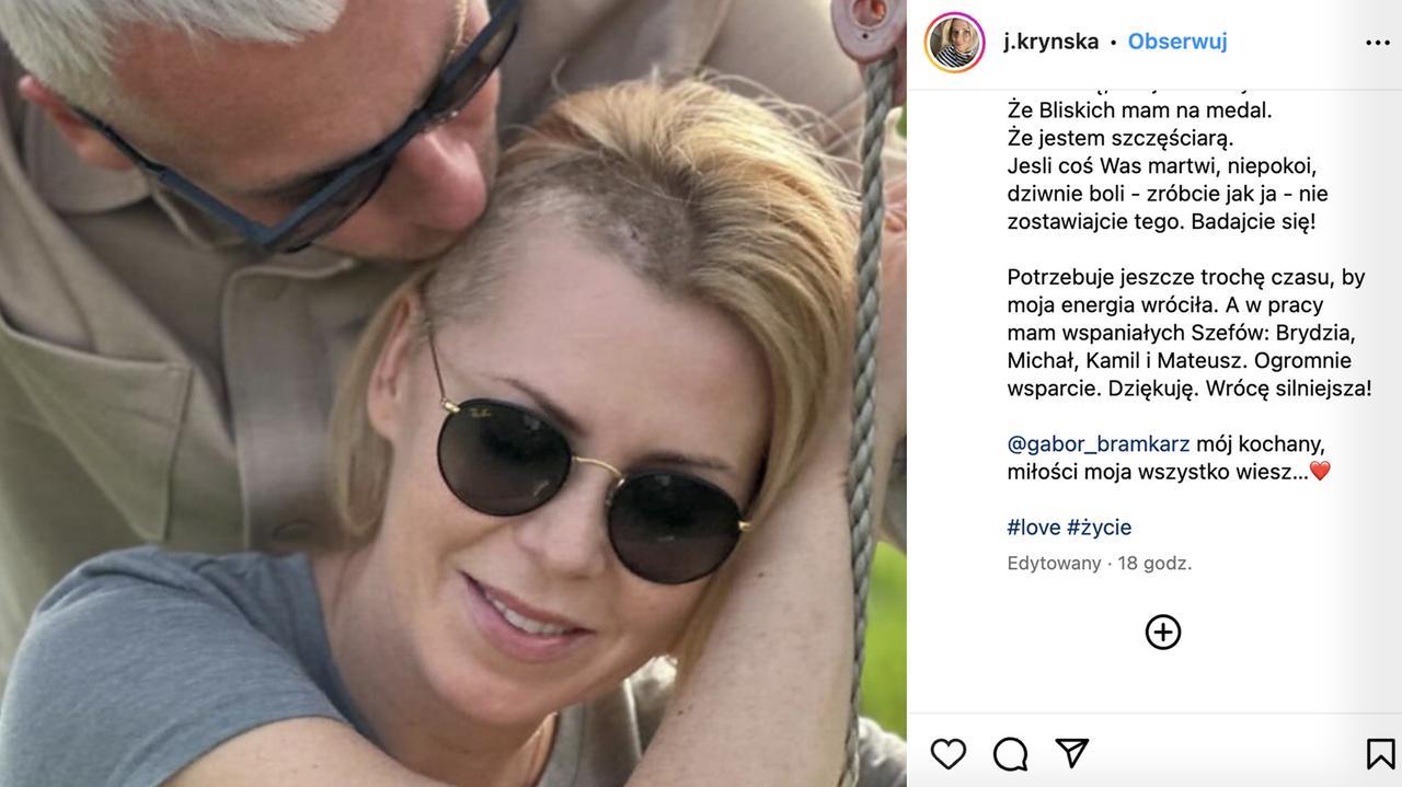 Joanna Kryńska Przeszła Operację Usunięcia Guza Mózgu Dziennikarka Apeluje Badajmy Się Tvn24 4181