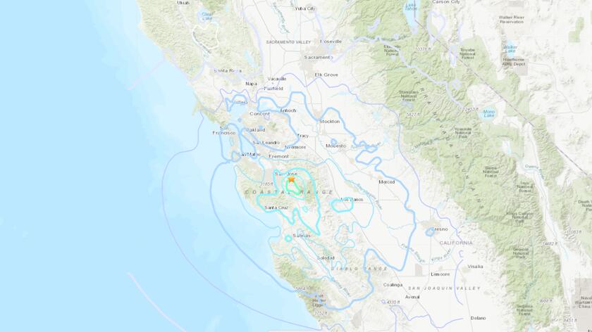 Do trzęsienia ziemi doszło w rejonie Zatoki San Francisco