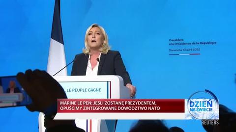 Generał Pacek o słowach Le Pen w sprawie NATO: byłoby to ze szkodą dla Europy, ale także dla Francji