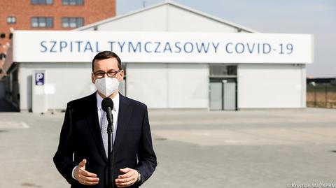 Premier Morawiecki: część szpitali tymczasowych zostanie przekształcona w szpitale rehabilitacyjne dla ozdrowieńców