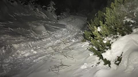Lawina śnieżna w Tatrach porwała trzech wspinaczy. Dwóch nie żyje