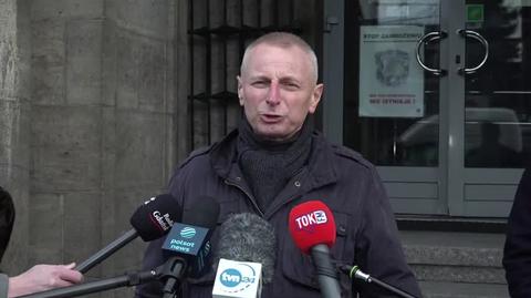 Ryszard Brejza przed przesłuchaniem w gdańskiej prokuraturze 