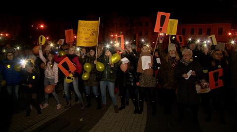 Wiece poparcia dla strajkujących nauczycieli we Wrocławiu i Szczecinie 