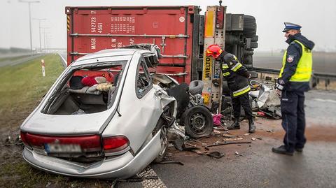 21.10.2015 | Tragiczny wypadek na A1. Nie żyje pięć osób