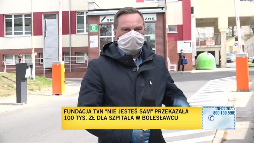 Wsparcie dla szpitala od Fundacji TVN "Nie jesteś sam"
