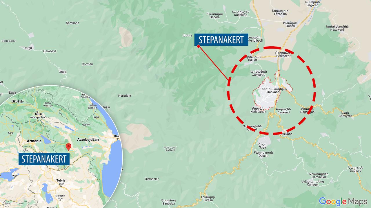 Nagorno Karabakh.  An explosion at a gas station in the city of Stepanakert leaves many injured