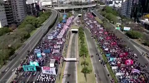 Protesty w Argentynie przeciwko drożyźnie