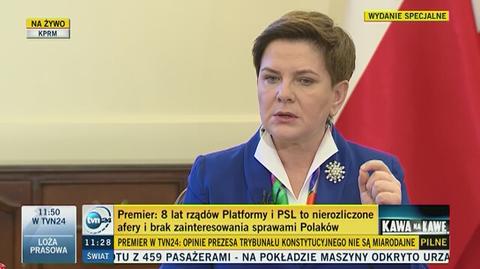 Premier: nie zgodzę się, by polityk zagraniczny wtrącał się w polskie sprawy
