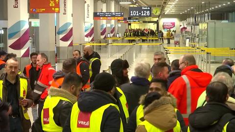 Strajk pracowników ochrony lotnisk w Niemczech