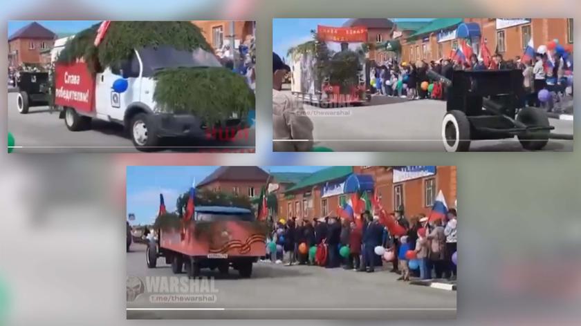 Parada zwycięstwa na placu Czerwonym w Moskwie 
